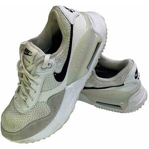 Nike Air Max Air Systm White Black Gray Sneakers Streetwear Kicks Womens Size 9‎